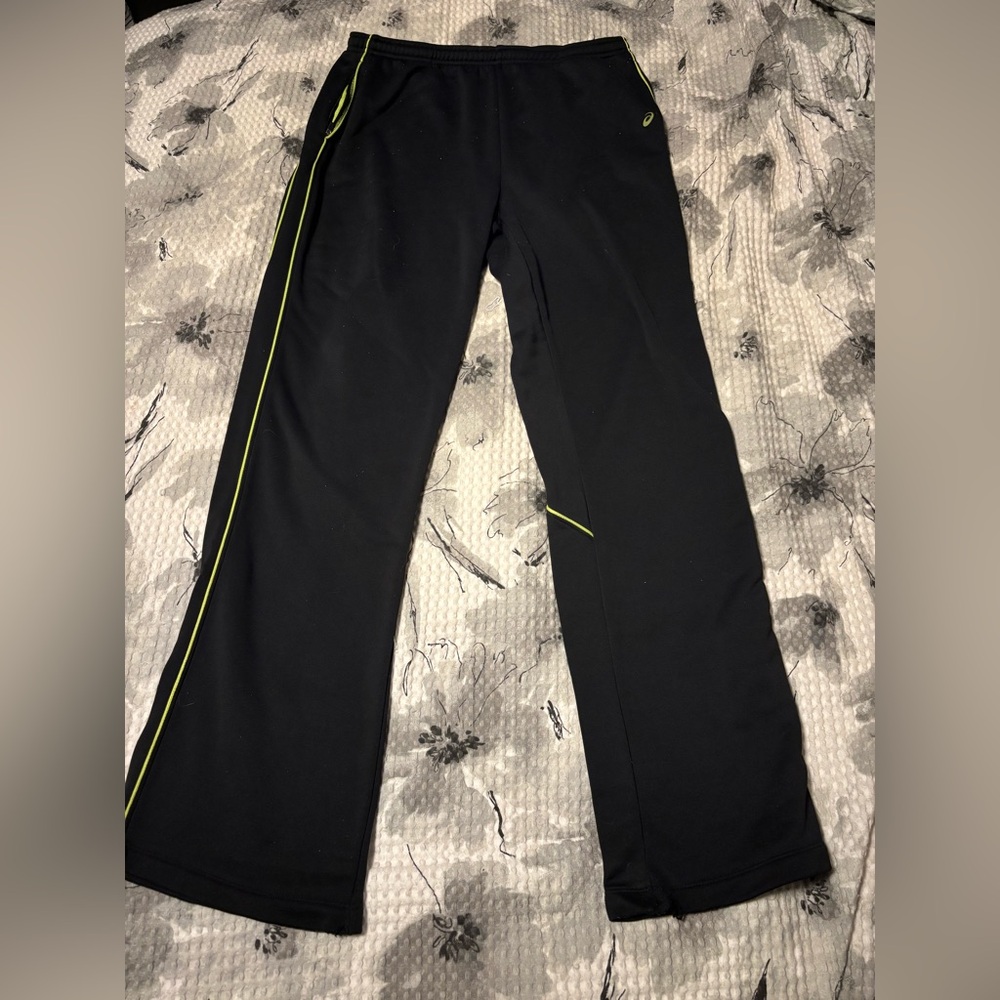 Women’s XL Asics athletic track pants.